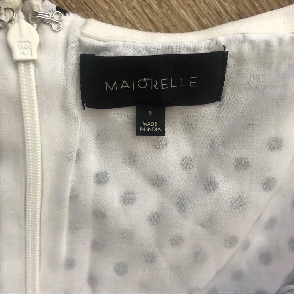 MAJORELLE Asher Dress in White Polka dot - Picture 6 of 6